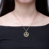 Flower Window Pattern Pendant Necklace for Women Cz Simulated Pearl Ginger Lyne Collection - 4 of 4
