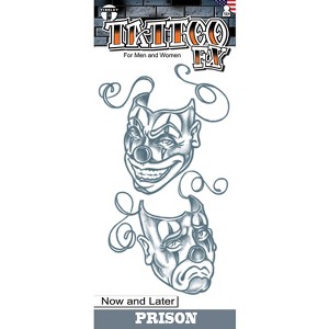 Halloween Temporary Tattoo Sheet 4" x 8" Multicolor - 1 of 1