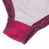 Agnes Orinda Women's Plus Size Lace Polka Dots 2-Piece Lingerie Set - 4 of 4