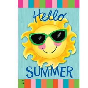 Briarwood Lane House Flag 40x28 For Outdoor Hello Sun Summer For Summer House Flag - 1 of 4