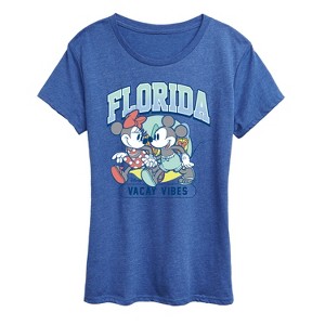 Women's - Disney - Mickey Mouse Florida Short Sleeve Graphic T-Shirt - 1 of 4