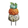 Briarwood Lane Fall Metal Art 28.5x12 Patterned Pumpkins For Fall Metal Art - 3 of 3