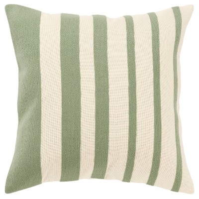 20x20 Oversize Geometric Striped Square Throw Pillow Blue - Sure Fit