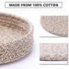 Itopfox Cotton Trivets for Hot Dishes and Pots, Set of 4 with Storage Basket, Heat Resistant Table Protector Mats for Kitchen Countertops & Tables - 3 of 4