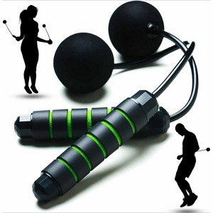 Adjustable Cordless Jump Rope, Weighted Ropeless Skipping Rope for Indoor Cardio, Home Fitness Training - 1 of 4