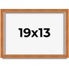 PosterPalooza | Classic Brown Picture Frame - UV Acrylic, Backing Board, Hanging Hardware Included - 2 of 4