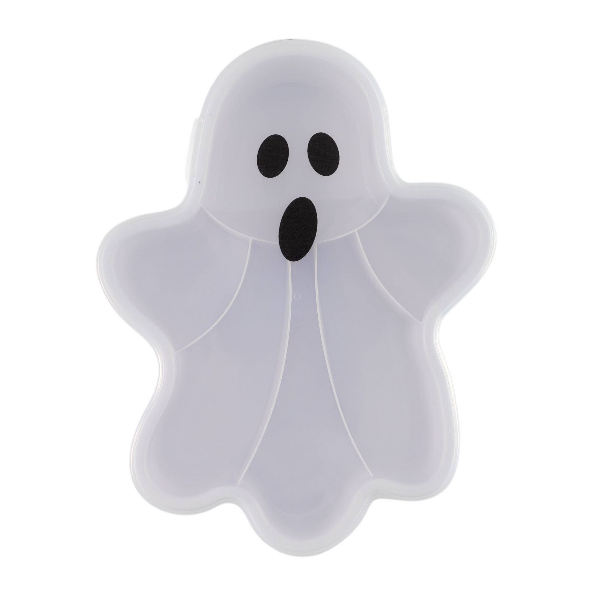 Cook With Color Figural Ghost Halloween Snackle Box Food Storage Container