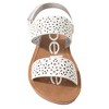 bebe Girls' Sandals - Kids' Open Toe Summer Shoes, Perfect Flat Sandals for Girls (Little Girl/Big Girl) - 4 of 4
