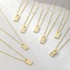14K Gold Plated Initial Necklace, Personalized A-Z Letter Pendant, Dainty Minimalist Jewelry Gift for Women - 4 of 4