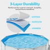 SLOOSH 10/12/15 FT Large Round Above Ground Pool, Outdoor Round Frame Above Ground Swimming Pool Set Kiddie Pool for Kids Adults with Filter Pump - 4 of 4