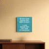 Slickblue Funny Parent Quote Wood Wall Sign – “They Think I’m Crazy” 7x7 Rustic Home Décor, Multiple Color Options - 2 of 3