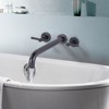 WOWOW  Wall Mounted  2-Handle Bathtub Roman Tub Faucet - 2 of 4