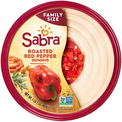 Sabra Roasted Red Pepper Hummus - 17oz