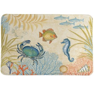 Laural Home Oceana 20"W x 30"L  Memory Foam Rug - 1 of 1