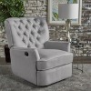 Salomo Tufted Fabric Power Recliner - Christopher Knight Home - 3 of 4