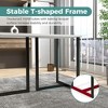 Tangkula 47" Modern Computer Desk w/ Metal Frame & 2 Cable Management Holes Home Office - 4 of 4