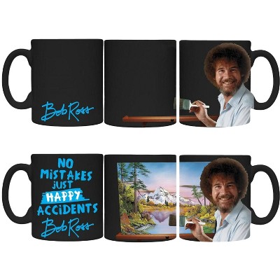 Bob Ross No Mistakes Heat Changing Mug 11 oz NEW in BOX 5 available Office  Gifts