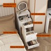 PAGED Vanity Desk Practical Dressing Table with Mirror, Jewelry Box and Drawers for Small Space - 2 of 4