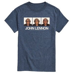 Men's - John Lennon - Glasses Portrait Short Sleeve Graphic T-Shirt - 1 of 4