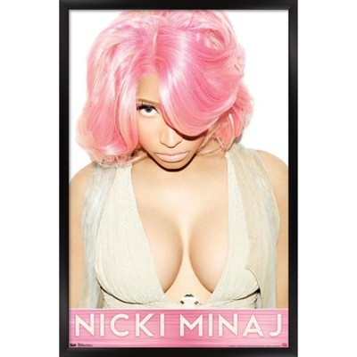 Trends International Nicki Minaj - Pink Framed Wall Poster Prints