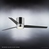 Urban Ambiance Luxury Modern Indoor Ceiling Fan,  9.9"H x 56"W,  Polished Chrome, UHP9071 - 4 of 4