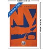 Trends International NHL New York Islanders - Logo 25 Framed Wall Poster Prints - 3 of 4