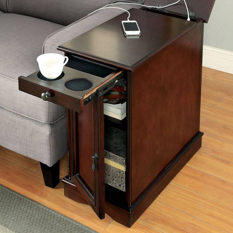 Gantzer 1 Drawer Side Table with USB Ports - HOMES: Inside + Out, 5 of 11