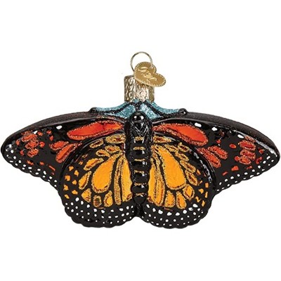 Old World Christmas Glass Blown Ornament, Monarch Butterfly