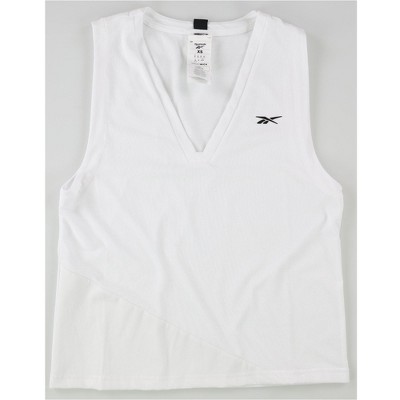 Reebok Womens Fabric-Mix Tank Top