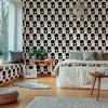 Tempaper & Co.® x Alice + Olivia XOXO Stace Removable Peel and Stick Wallpaper, Black and Red, 28 sq. ft.: Vinyl, Self-Adhesive, Washable - 4 of 4