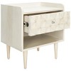 Zinnia 1 Shelf 1 Drawer Nightstand - NST9000 - Safavieh - 4 of 4