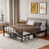 Bellemave Metal Platform Bed frame with Headboard and Footboard,Sturdy Metal Frame,No Box Spring Needed(Queen) - 3 of 4