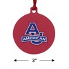 American University Primary Logo Aluminum Holiday Christmas Tree Ornament - 3 of 4
