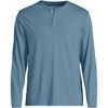 Lands' End Men's Long Sleeve Cotton Supima Henley - 3 of 3
