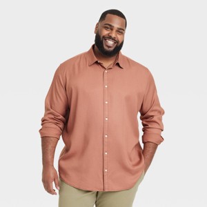 Men's Vintage Long Sleeve Poplin Shirt - Goodfellow & Co™ - 1 of 3