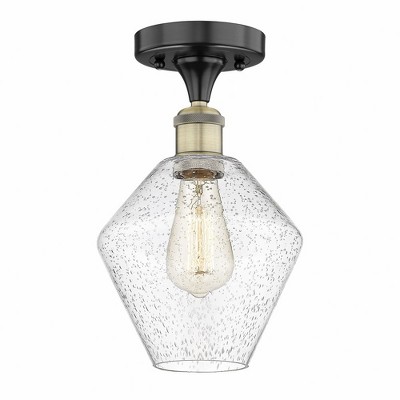 Cindyrella - 1 Light Semi-Flush Mount In Nautiical Style-11.25 Inches Tall and 8 Inches Wide