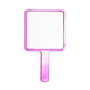 Unique Bargains Portable Chrome Handheld Mirror 1 Pc - 1 of 4