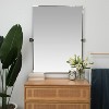 Hamilton Hills 20" X 30" Rectangle Pivot Wall Mirror Including Brushed Gold Squared Wall Brackets - 3 of 4