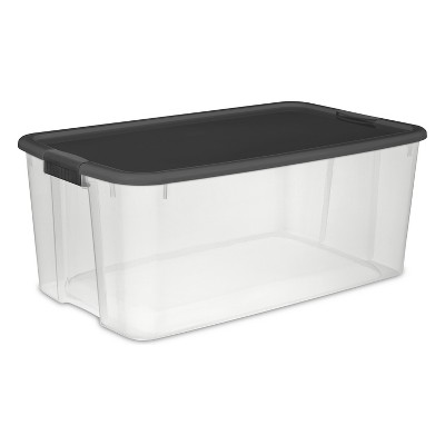 clear storage tubs