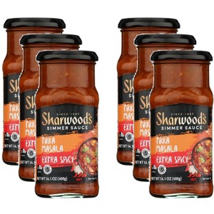 Sharwoods Sauce Extra Spicy Tikka Masala - Case of 6 - 14.1 oz - 1 of 4