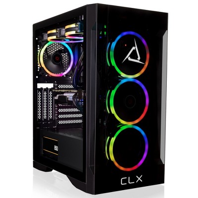 CLX SET Gaming PC TGMSETRTU2B02BM - AMD Ryzen 9 7900X 4.7GHz 12-Core, 32GB DDR5, GeForce RTX 4080 16GB, 1TB NVMe M.2 SSD, 4TB HDD, WiFi, Win 11