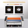 Winado 5 Rollers 900W 110V 12 Hot Dog Roller Grill With Cover & Bun Warmer - 3 of 4