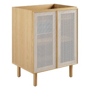Modway Calla 24 in Perforated Metal Bathroom Vanity Cabinet (Sink Basin Not Included) - 1 of 4