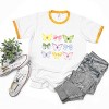 Simply Sage Market Butterflies Coquette Ringer Tee - 3 of 4