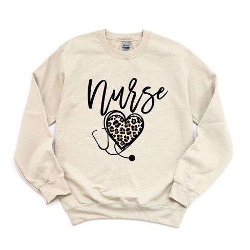 Target leopard heart sweatshirt sale