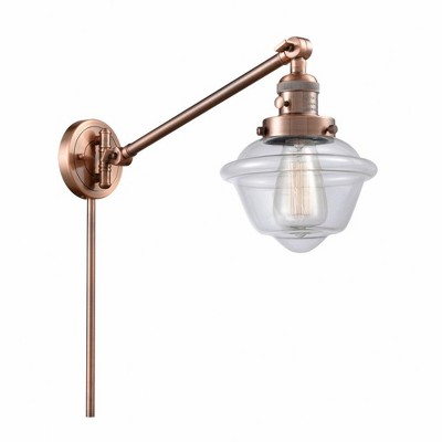 Oxford - 1 Light Swing Arm Wall Sconce In Traditional Style-25 Inches Tall and 8 Inches Wide