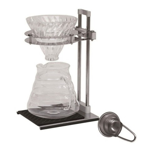  Hario V60 Arm Stand with Glass Dripper Pour Over Set