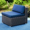 7pc Low-Back Rattan Conversation Set - Captiva Designs - 4 of 4