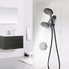 ONWITH Classic High Pressure Single Handle 6 Function Rain shower Head with Handheld Shower - 3 of 4
