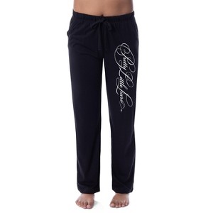Pretty Little Liars Womens' TV Show Series Logo  Sleep Pajama Pants Black - 1 of 3